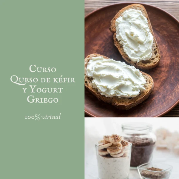 Curso queso de kéfir y yogurt griego