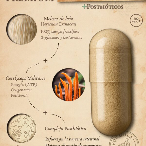 Melena y cordyceps formula premium