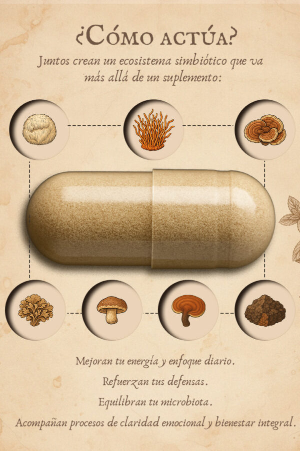 Mezcla 7 Hongos como actua Mezcla 7 Hongos como actua