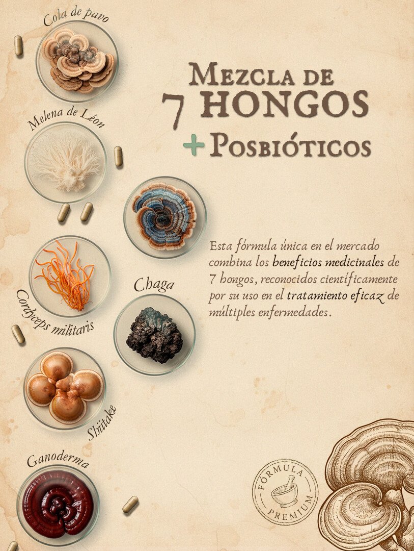 Mezcla 7 Hongos